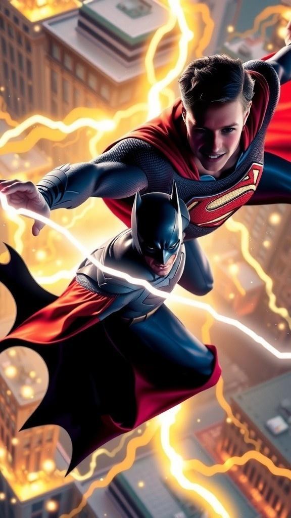 Shadows of Victory: Batman vs. Superman in Gotham