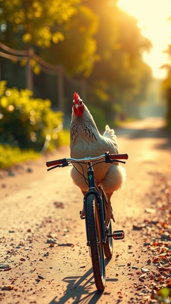 Ayam dan Sepeda: Latihan Tak Kenal Lelah!