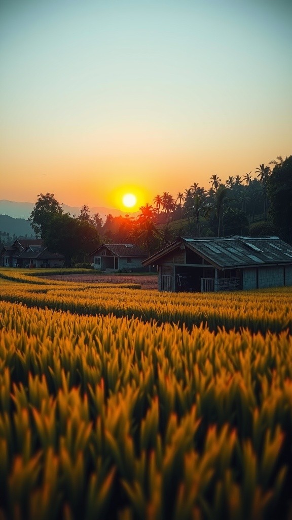Panen Padi Bahagia