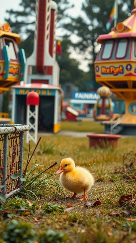 Rescuing the Duckling: A Haunted Amusement Park Adventure