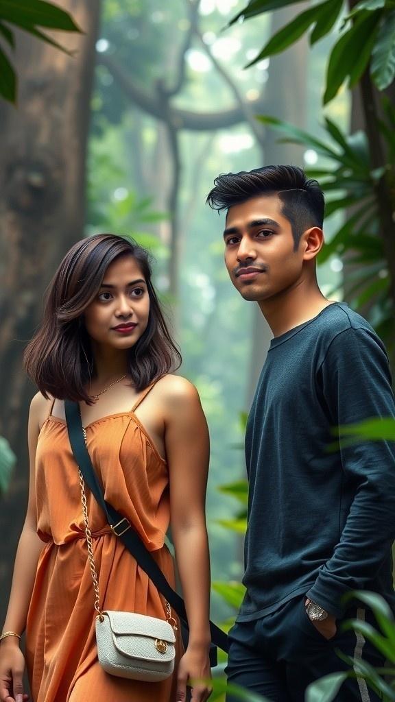 Dari Keindahan ke Kengerian: Petualangan Rina dan Andi di Hutan