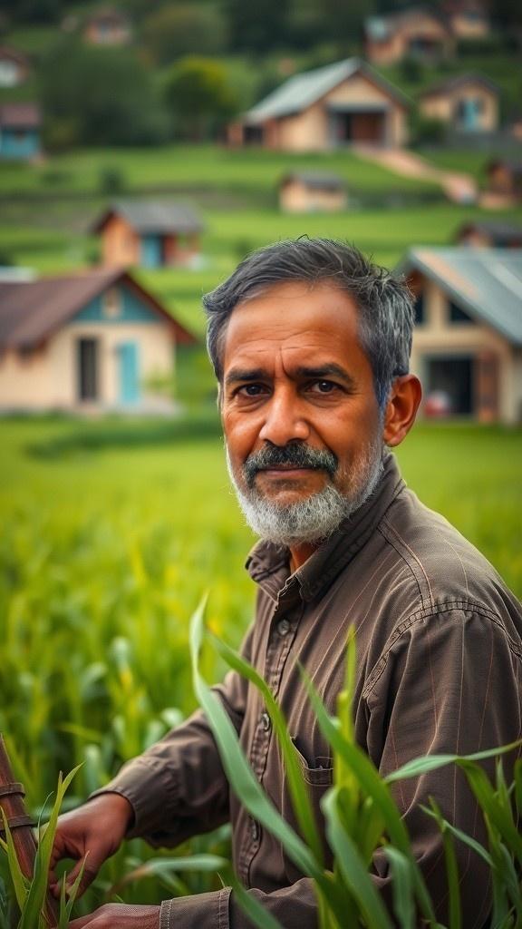 किसान की मुस्कान