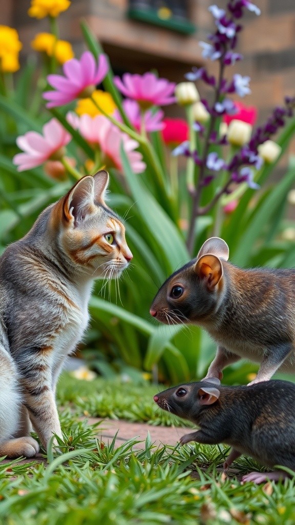 Unlikely Friends: The Cat and the Rat