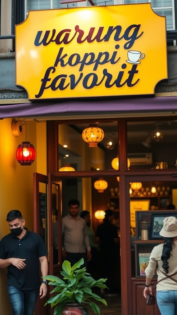 Kongkow Seru di Warung Kopi