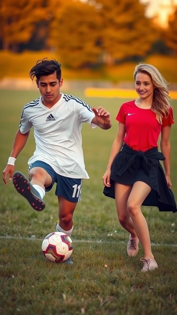 Bermain Bola Bersama Tono dan Rina!