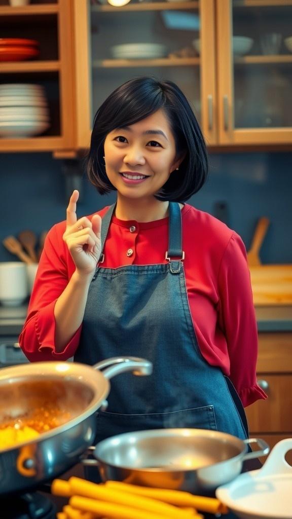 Keceriaan di Dapur: Momen Lucu Antara Ibu dan Anak
