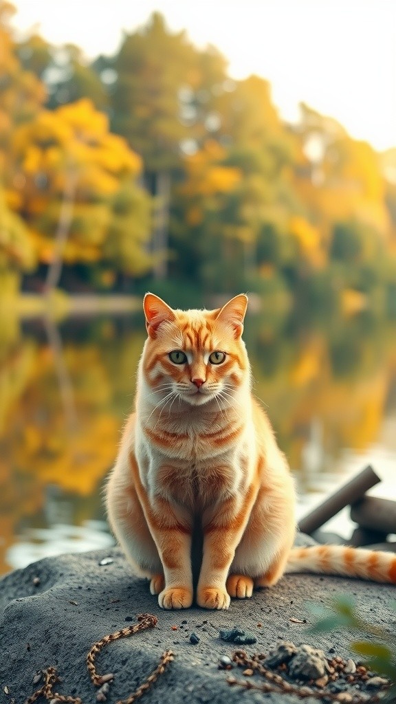 Mimi si Kucing Gendut dan Petualangan Memancing yang Lucu