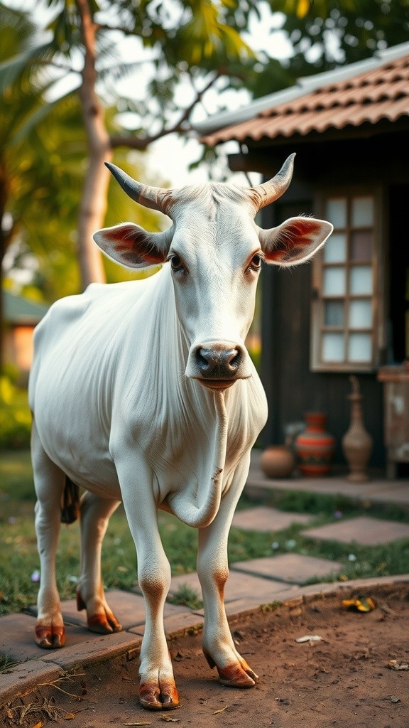 गौरी: गाँव की दयालु गाय और उसकी कहानी