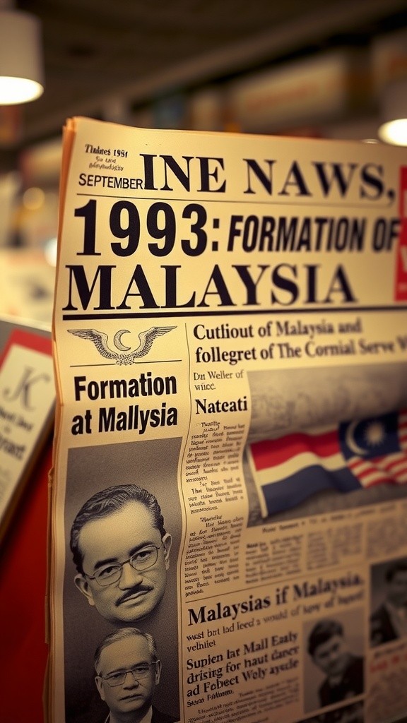 Pembentukan Federasi Malaysia dan Ketegangan Awal Singapura