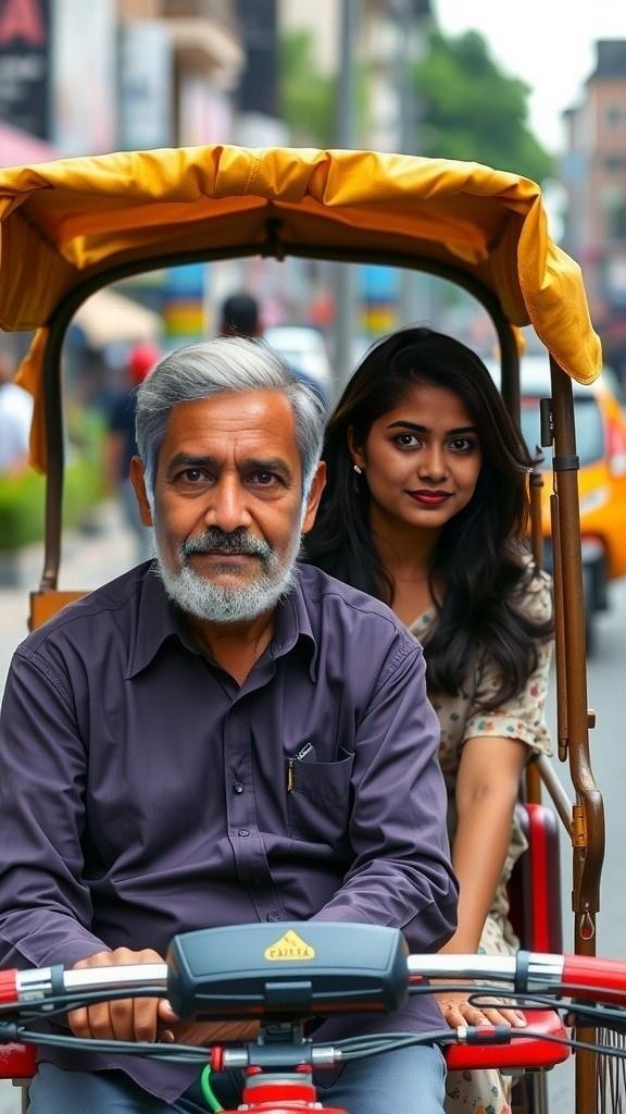 A Rickshaw Driver's Rainy Dilemma