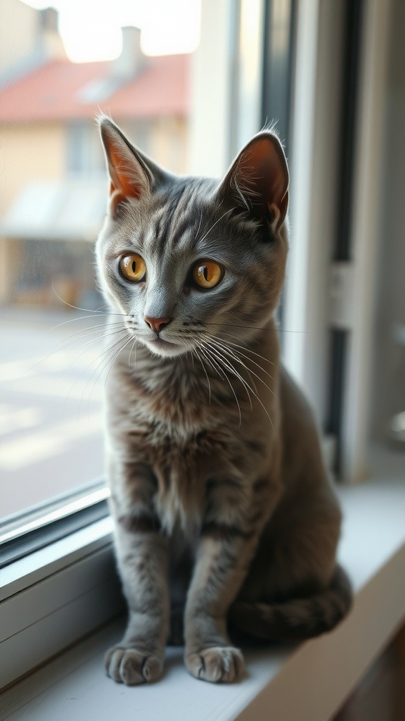 Kucing Cerdas dan Robot Temannya