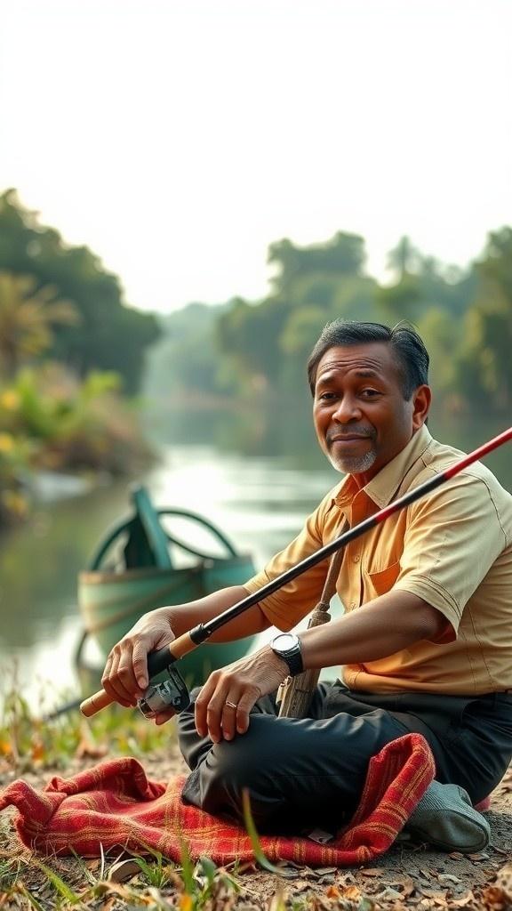 Mancing yang Tak Terduga: Sepatu Bekas di Sungai