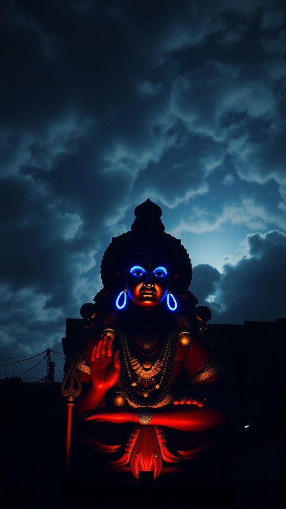 मैंने महादेव की मूर्ति में देखा
