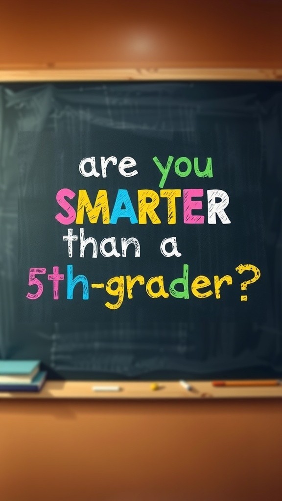 Are You Smarter Than a 5th Grader? Challenge!