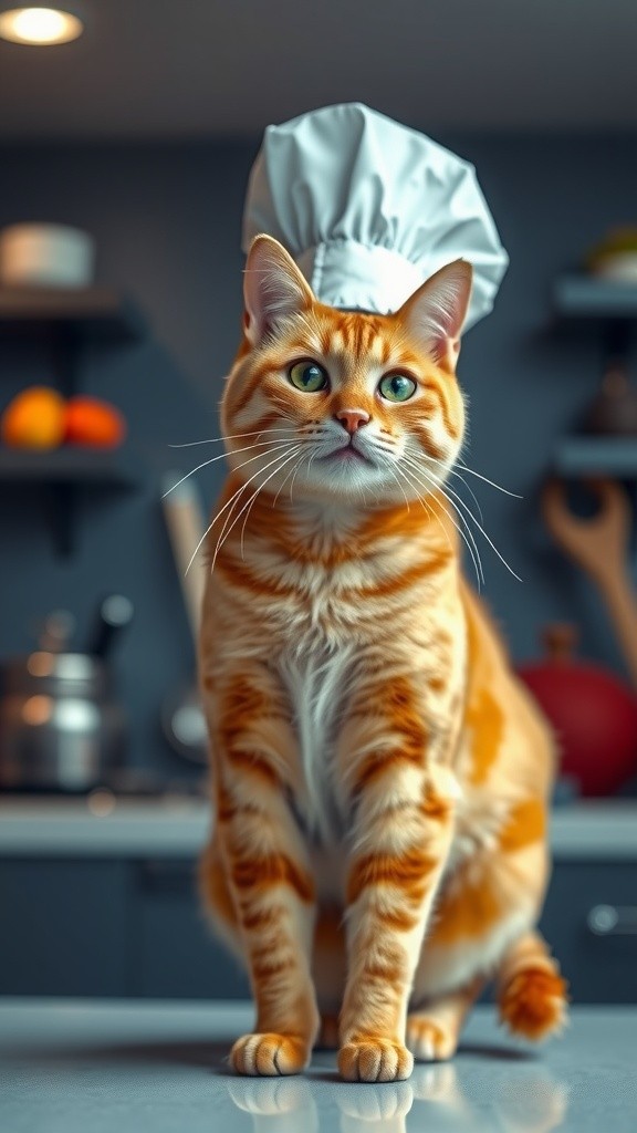 Kucing Koki: Memasak di Dapur Modern