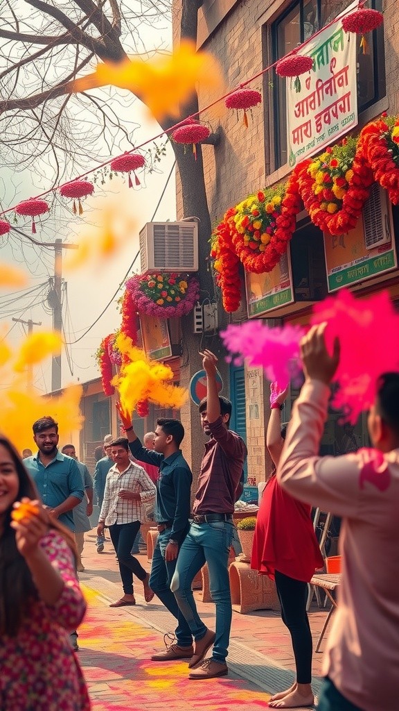 राजू की होली: रंगों और खुशियों का त्योहार