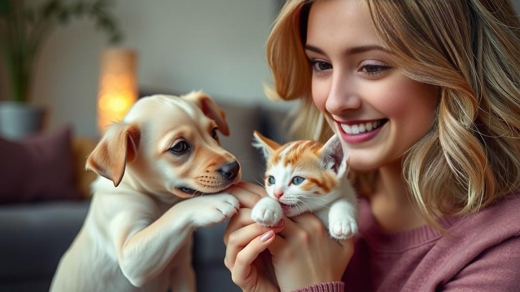 Puppy vs Kitten: Gentle Bite Challenge!