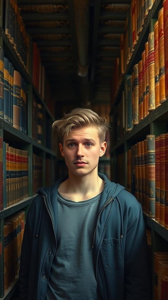 Max and the Hidden Library Adventure