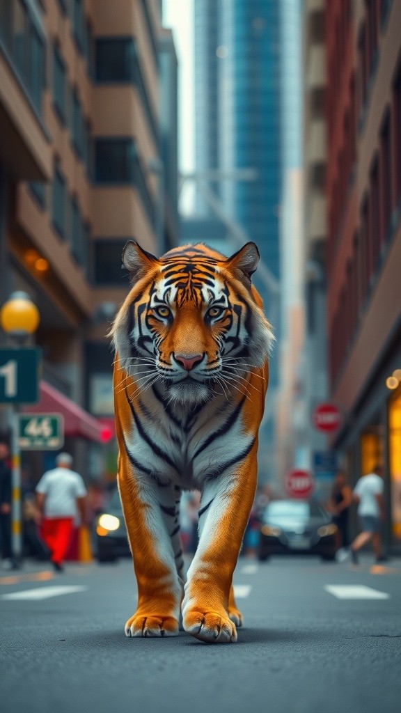 Harimau di Tengah Kota