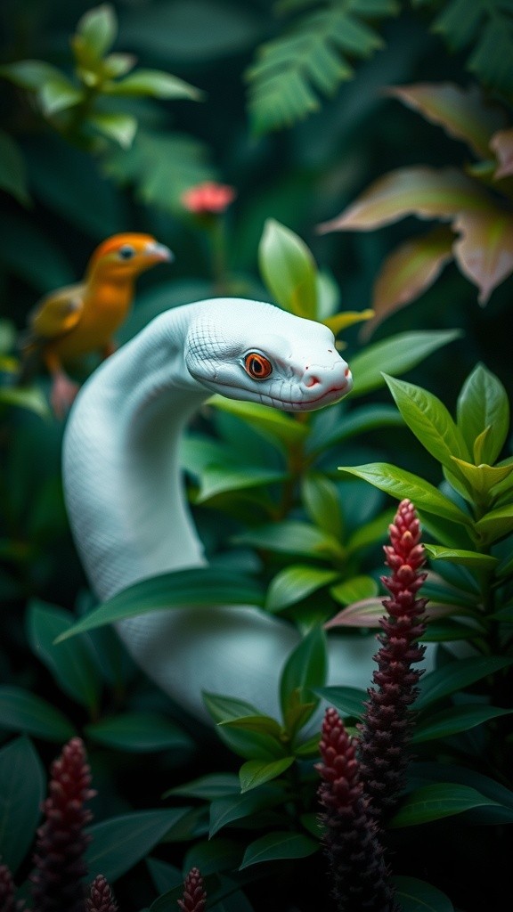 Keajaiban Ular Albino