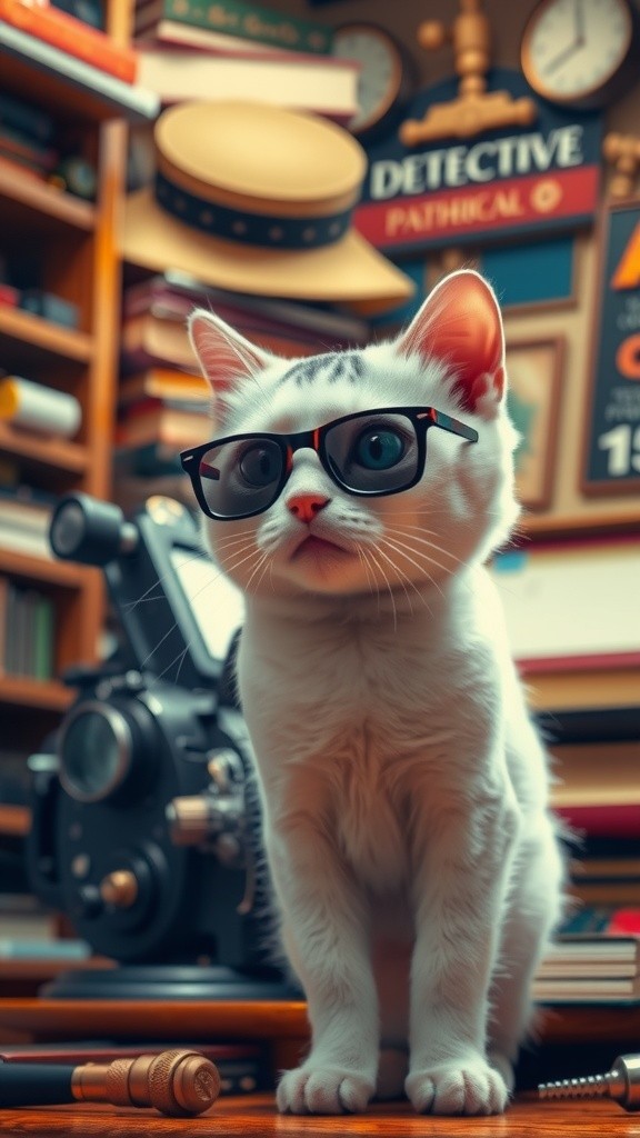 Whiskers the Detective: A Case of Forgetfulness