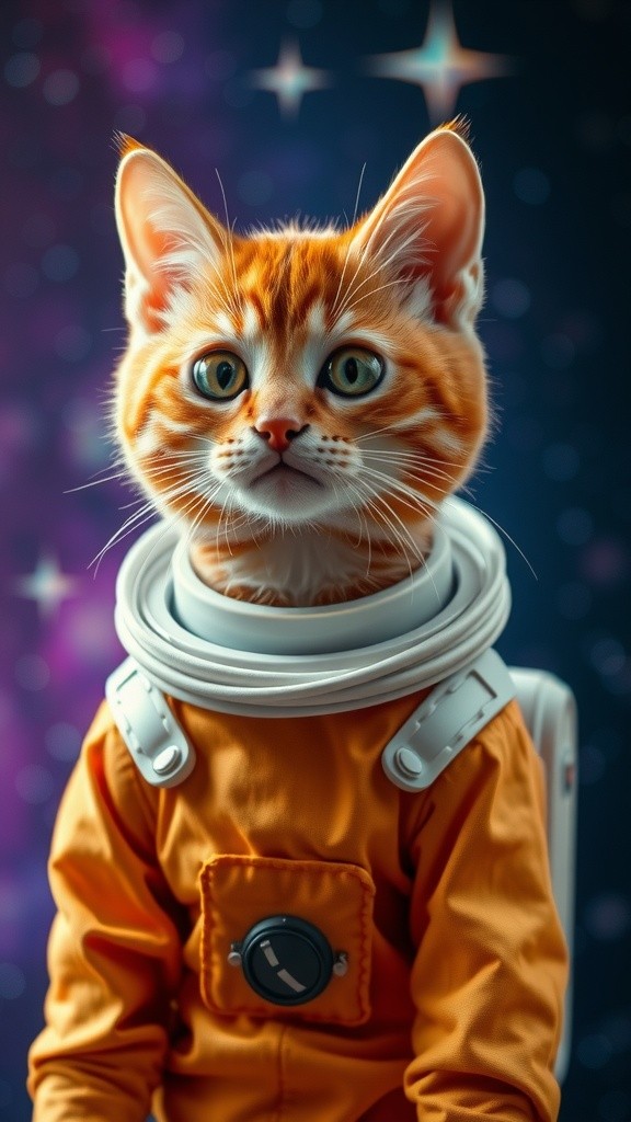 Whiskers the Astronaut: A Cosmic Chase