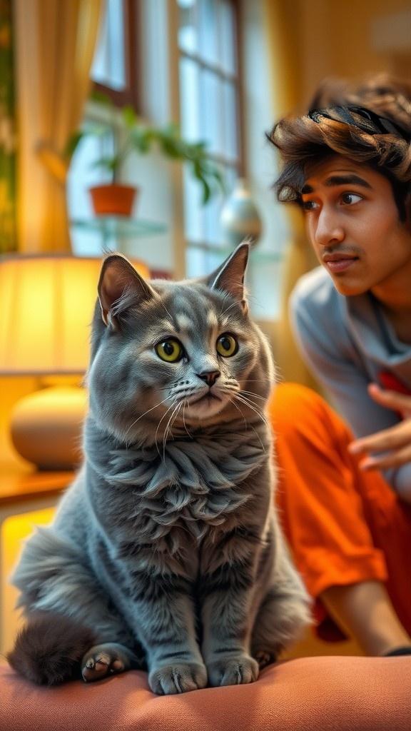 Kucing Bicara Karena Makanan Enak