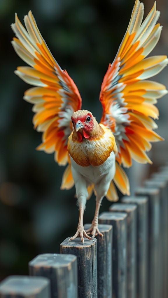 Ayam Kecil yang Ingin Terbang dan Belajar Berenang