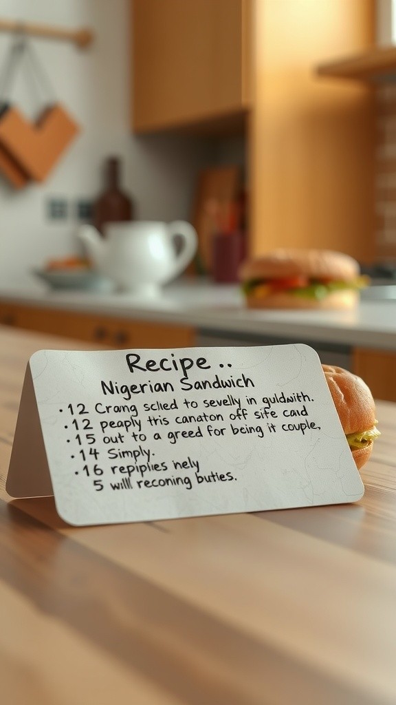 Quick & Flavorful Nigerian Egg & Sardine Sandwich Recipe