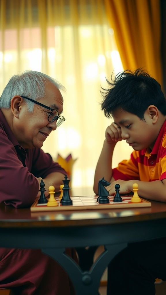 Kakek Cerdik dan Strategi Catur Rugi
