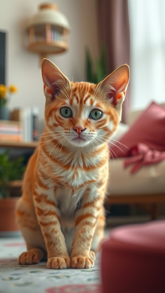 Meong Si Kucing Penasaran: Terjebak di Tirai!