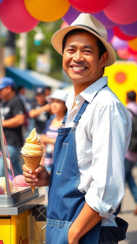 Rahasia Es Krim: Humor dari Sang Pedagang