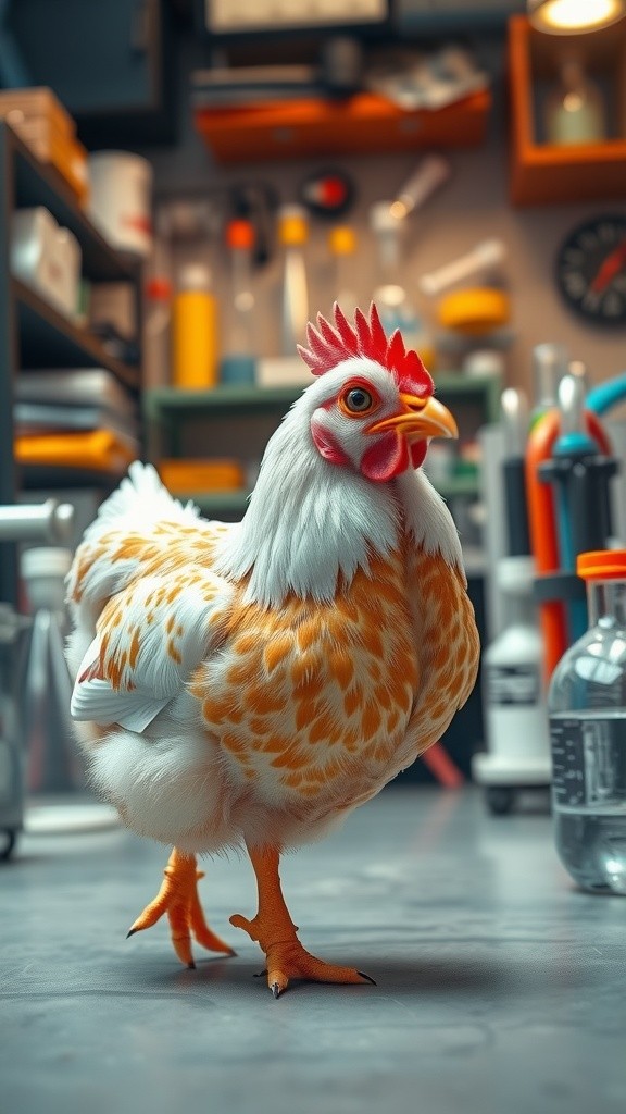 The Time-Traveling Chicken's Future Adventure