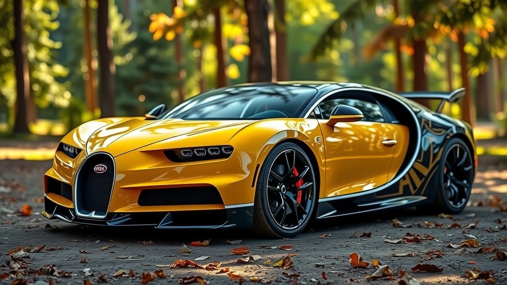 The Magic of the Bugatti Chiron in the Village Square