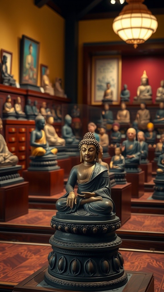 The Evolution of Buddha Statues: From Aniconic Symbols to Human Form
