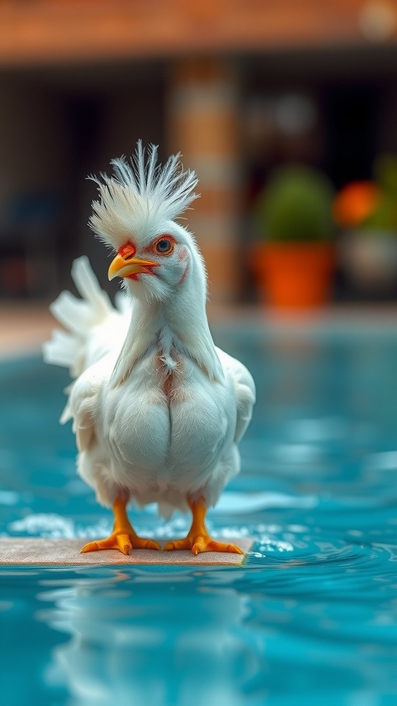 Ayam yang Ingin Berenang