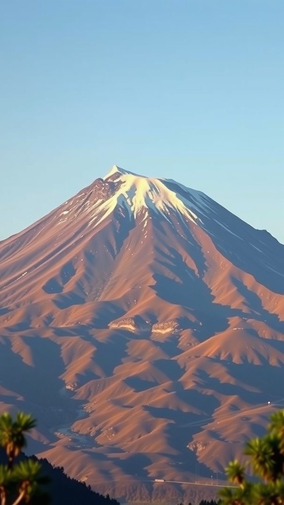 Keindahan Gunung Semeru saat Matahari Terbit