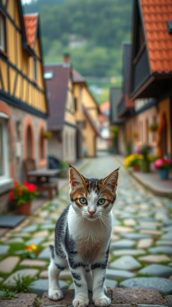 Whiskers' Resilience: A Little Cat's Big Heart
