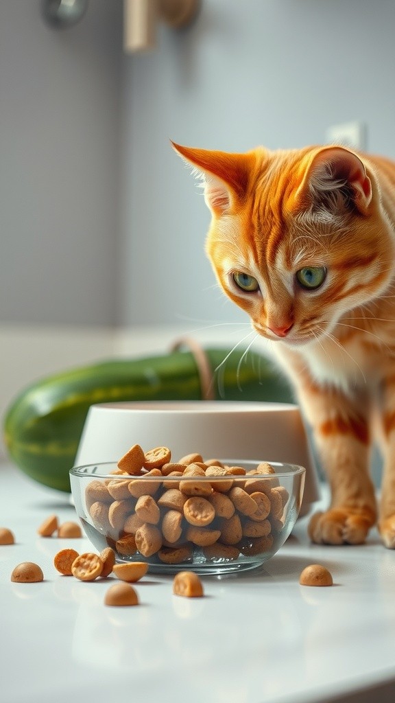Reaksi Kucing Terkejut Melihat Timun!