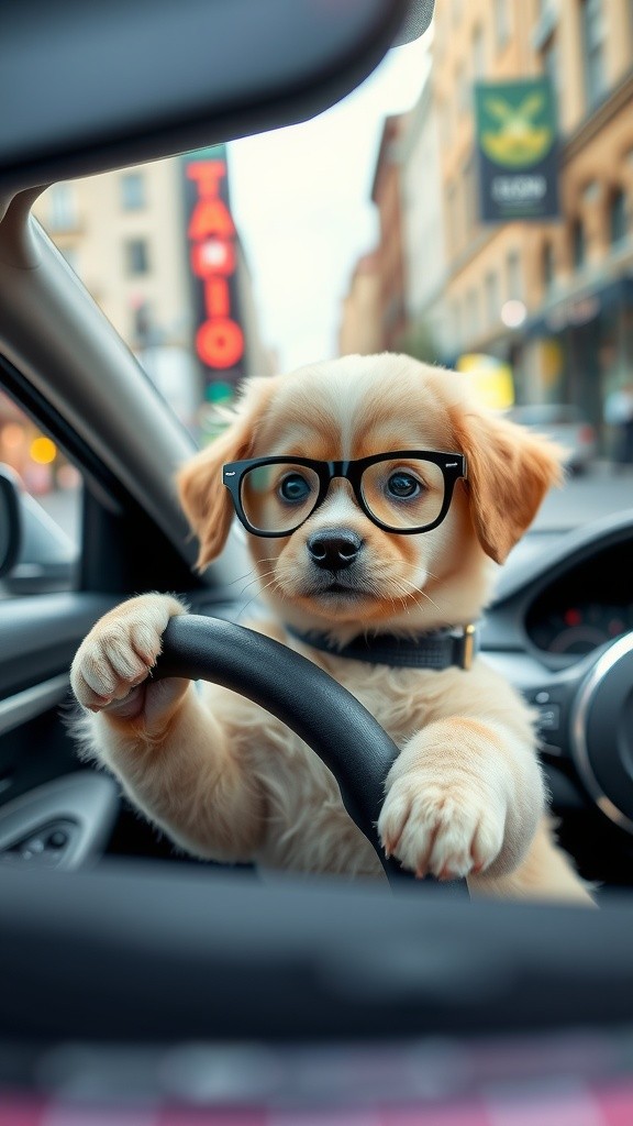 Puppy Driver Stuns Everyone!