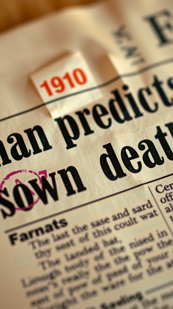 Mark Twain's Prophetic Death: A Cosmic Coincidence?