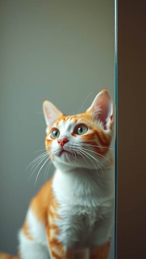 Kucing dan Cermin: Teka-Teki Bayangan