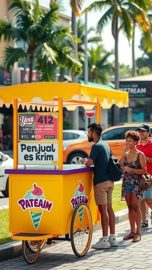Es Krim Kontroversial: Kreasi Rasa Unik Penjual Es Krim