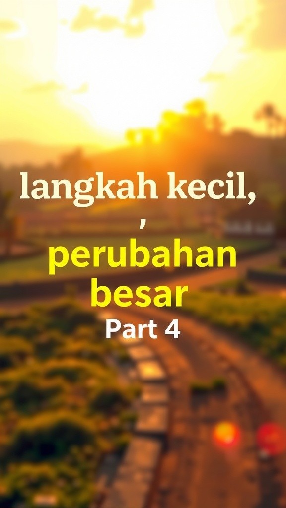 Langkah Kecil, Perubahan Besar: Kembali dan Memberi