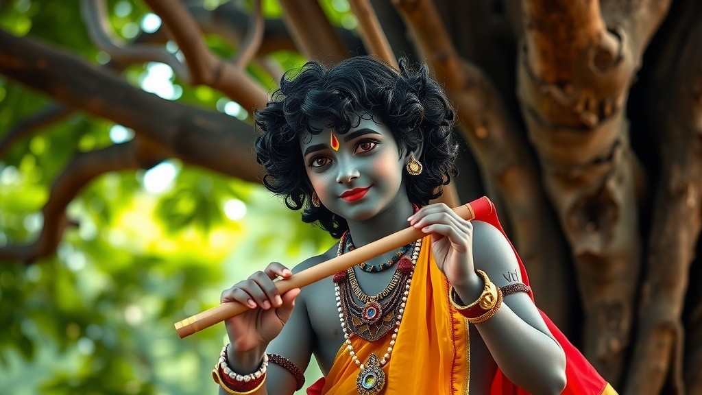 भगवान कृष्ण की कथा: बच्चों के लिए नैतिक मूल्य