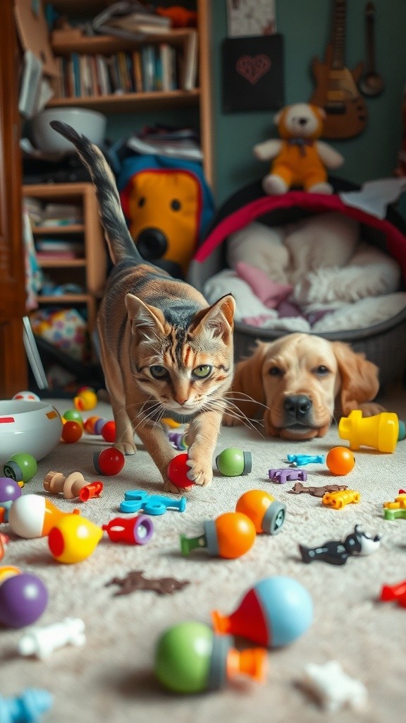 Feline Fury vs Canine Chaos