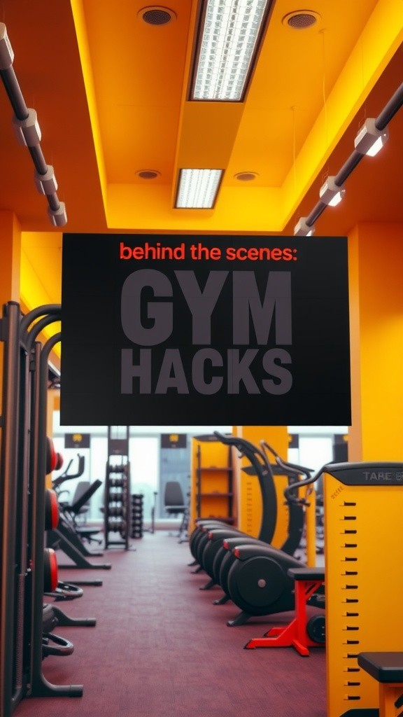 Behind the Scenes: Gym Life Hacks
