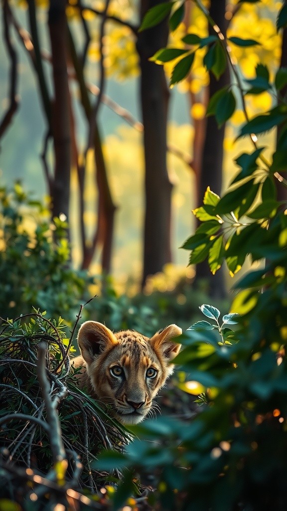 The Brave Little Lion: A Tale of Strength and Kindness