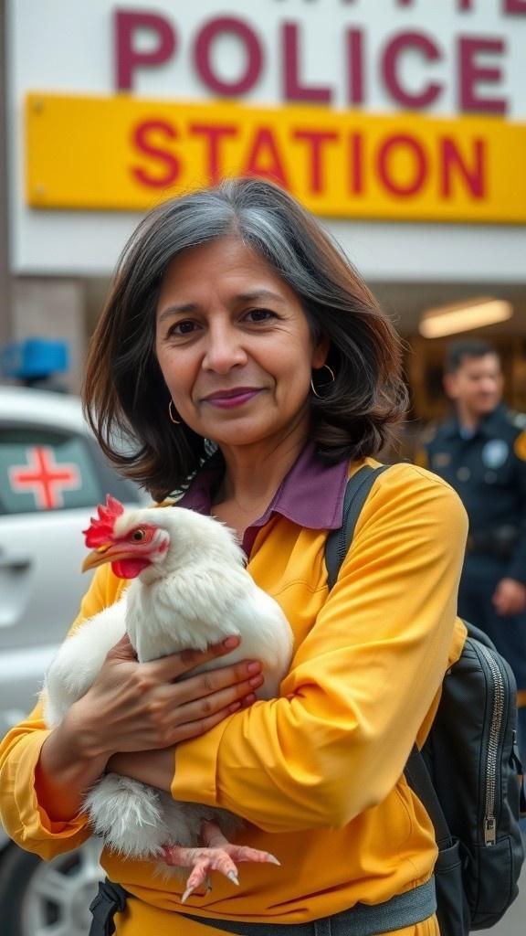 Ayam Sakti Nenek dan Polisi