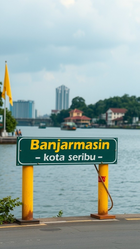 Pesona Sungai di Banjarmasin